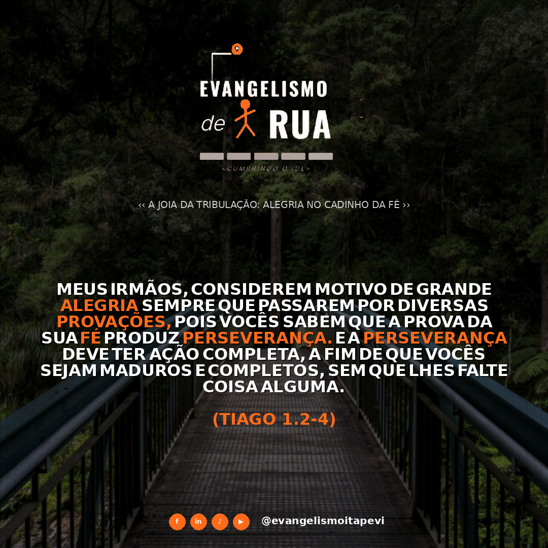 A Joia da Tribulação: Alegria no Cadinho da Fé