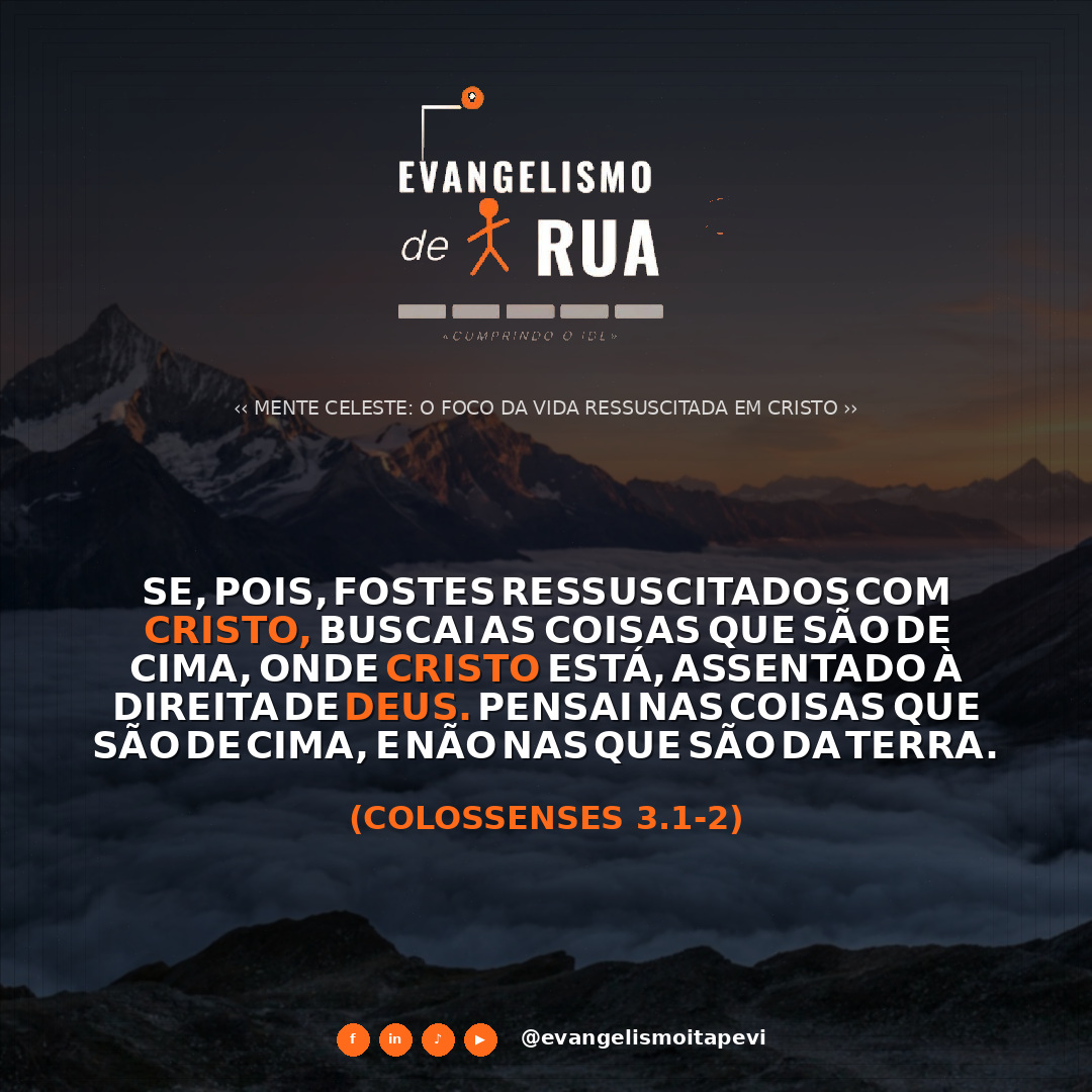 Mente Celeste: O Foco da Vida Ressuscitada em Cristo