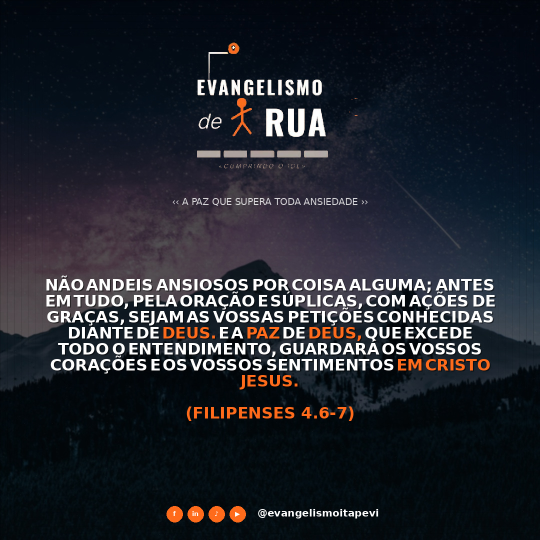 A Paz Que Supera Toda Ansiedade
