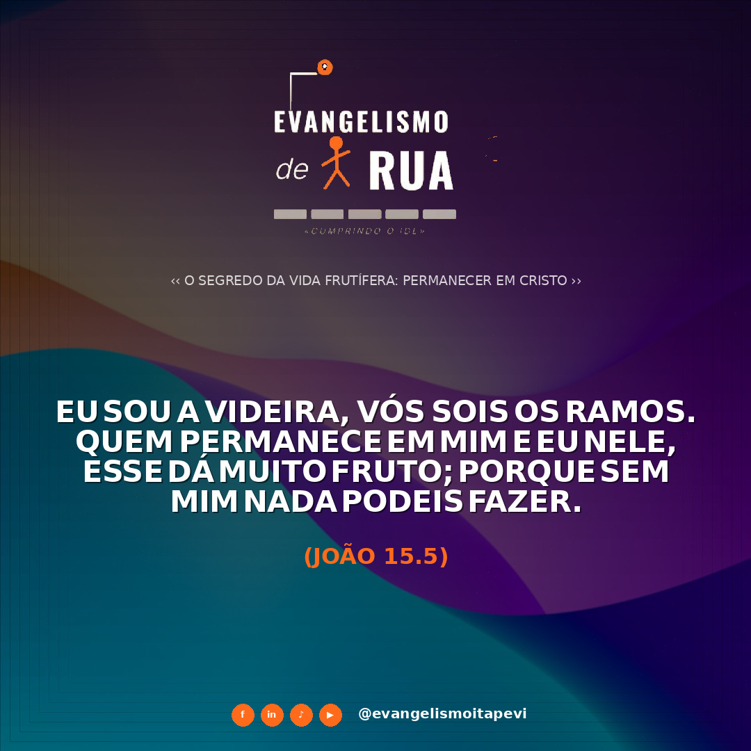 O Segredo da Vida Frutífera: Permanecer em Cristo