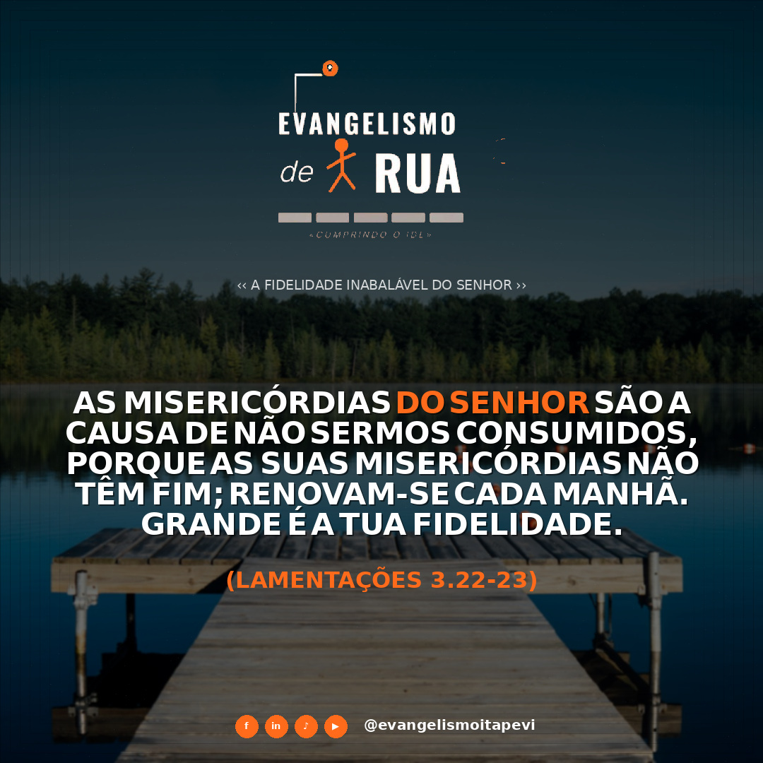 A Fidelidade Inabalável do Senhor