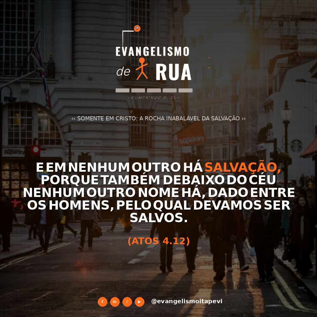 Somente em Cristo: A Rocha Inabalável da Salvação