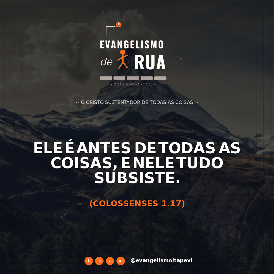 O Cristo Sustentador de Todas as Coisas