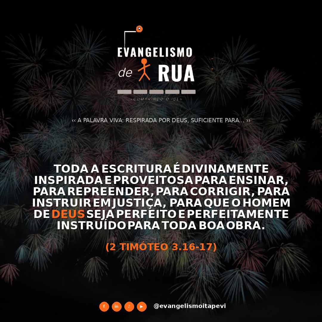 A Palavra Viva: Respirada por Deus, Suficiente Para Tudo