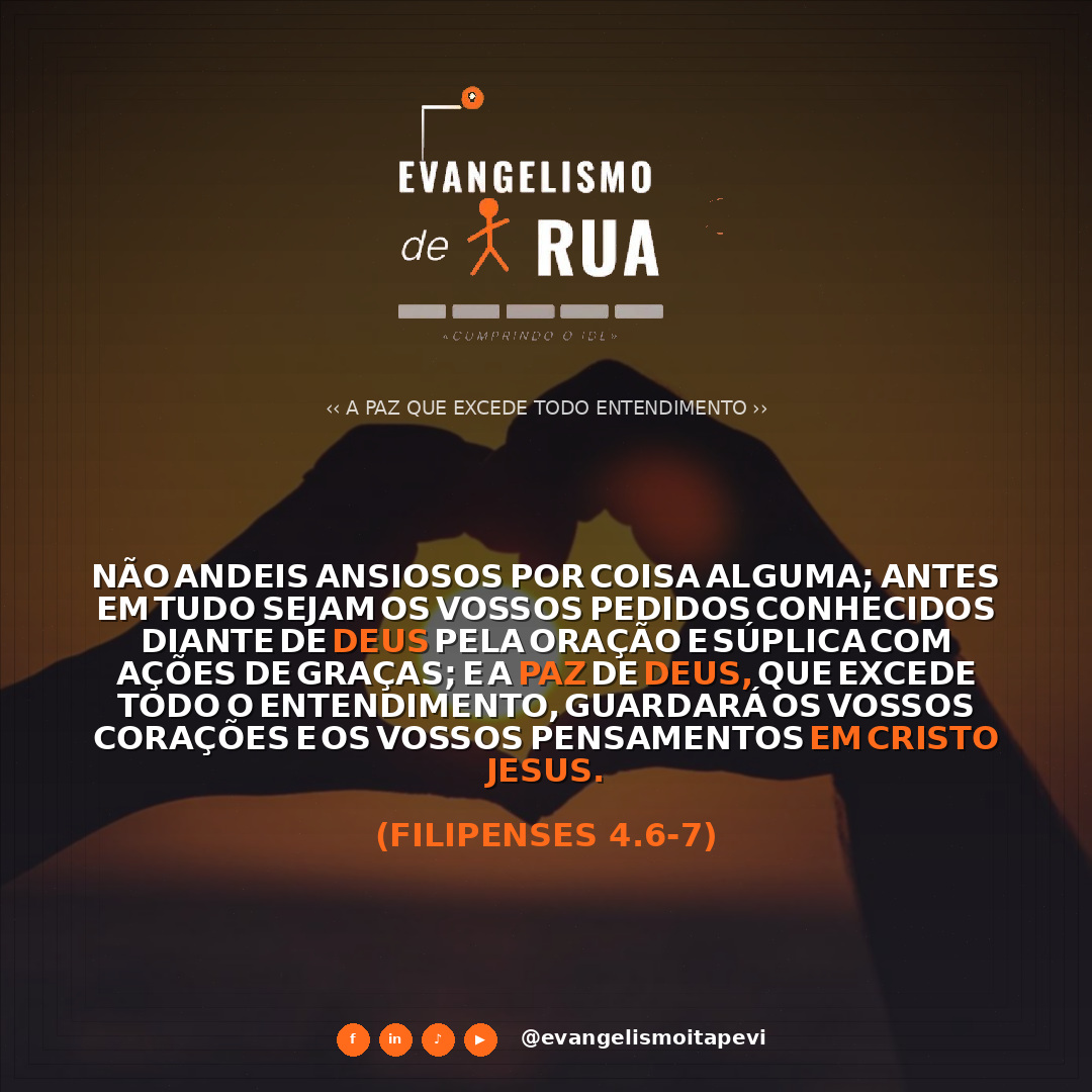 A Paz Que Excede Todo Entendimento
