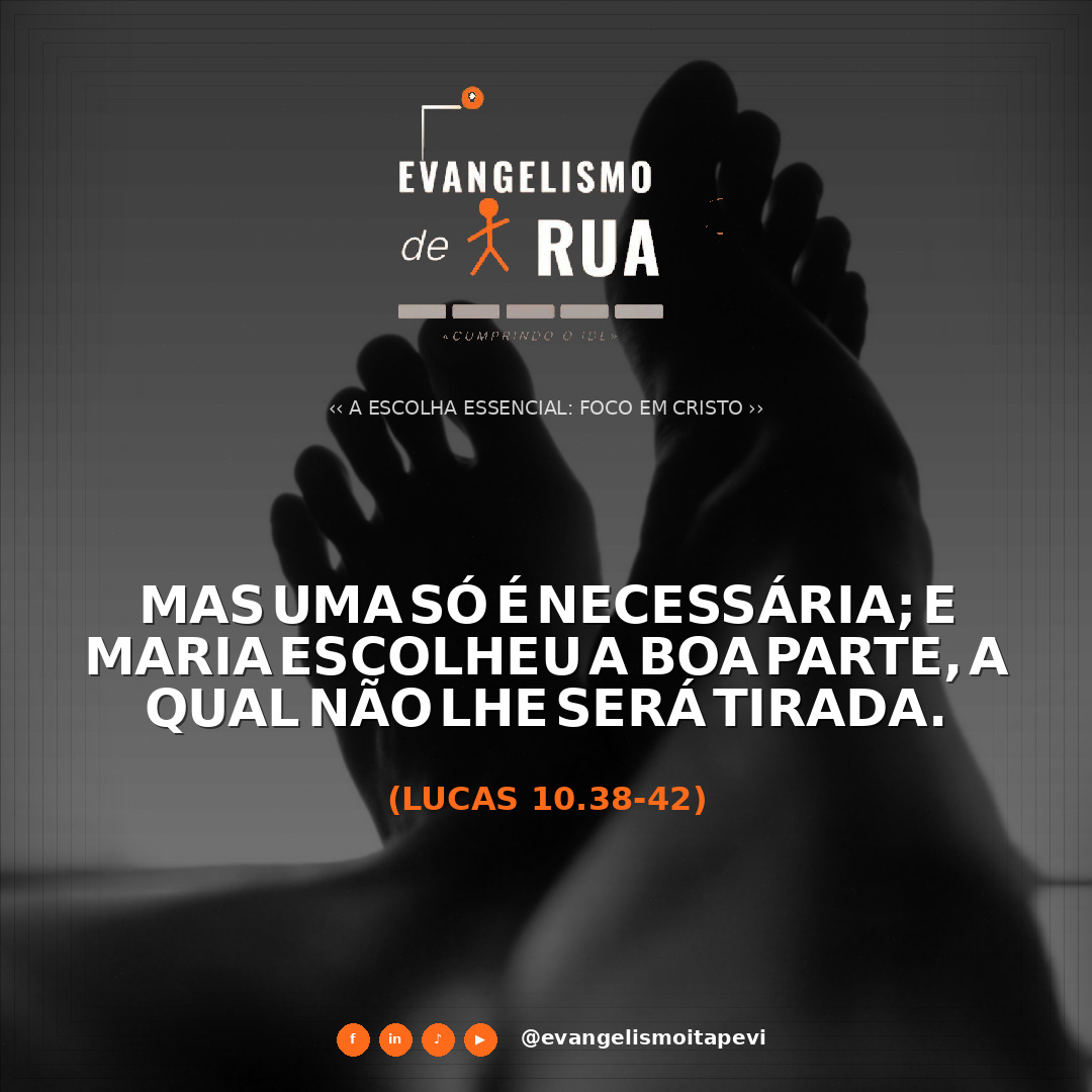 A Escolha Essencial: Foco em Cristo