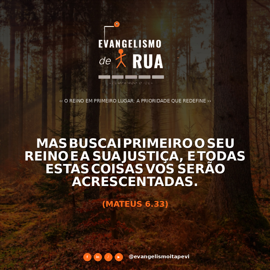 O Reino em Primeiro Lugar: A Prioridade que Redefine