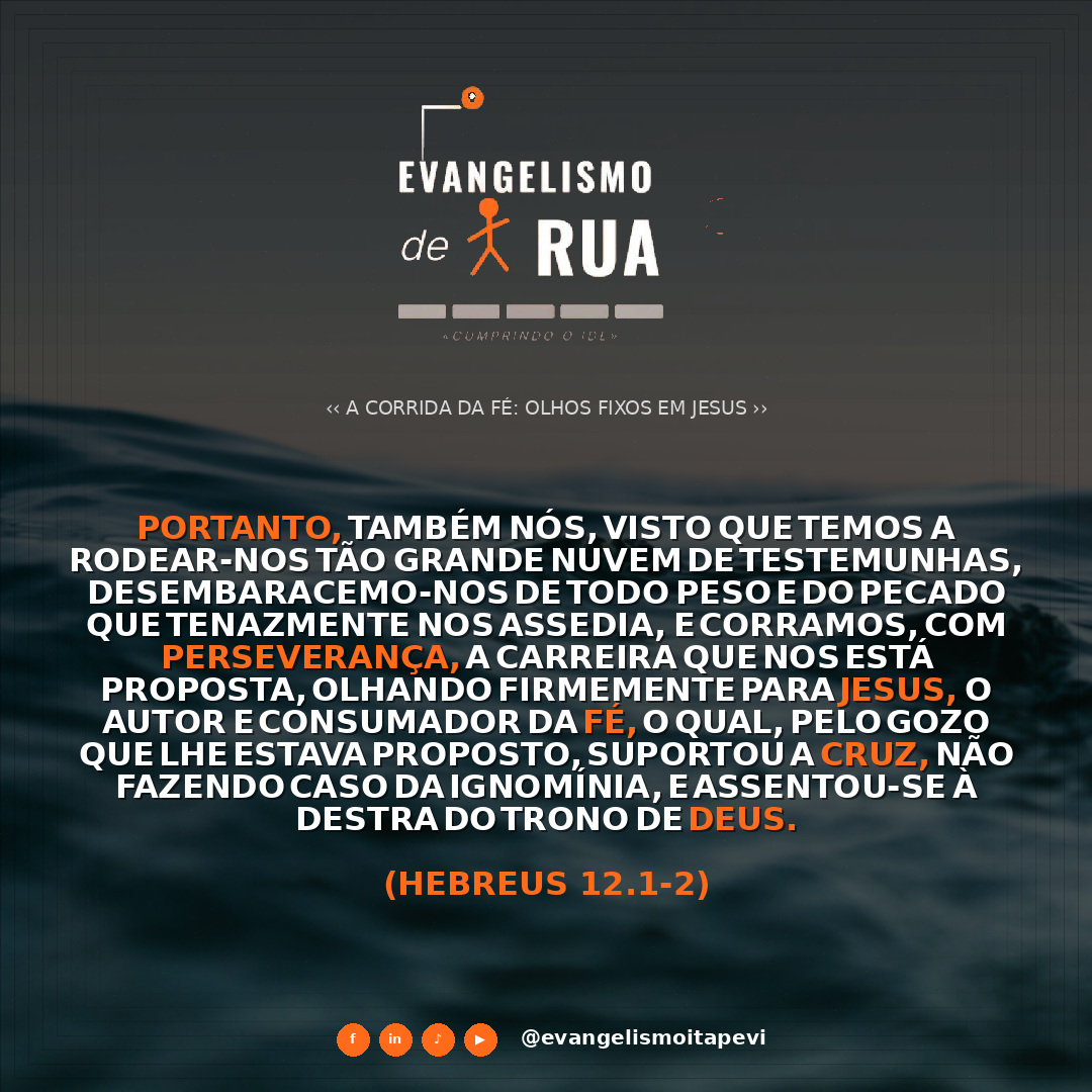 A Corrida da Fé: Olhos Fixos em Jesus