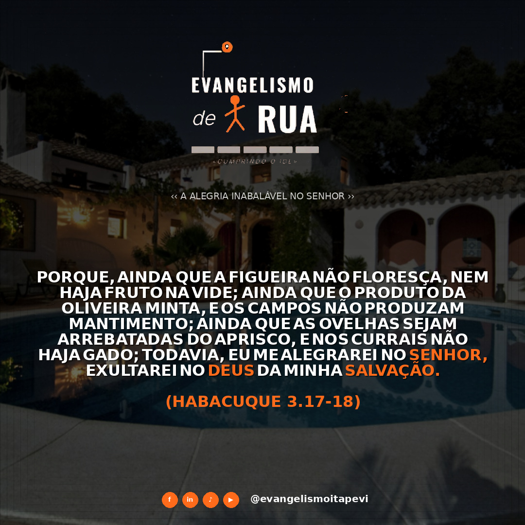 A Alegria Inabalável no Senhor